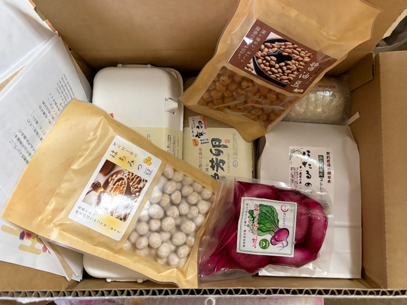 新潟県「卵とふぉ」の「寒卵の卵手箱」